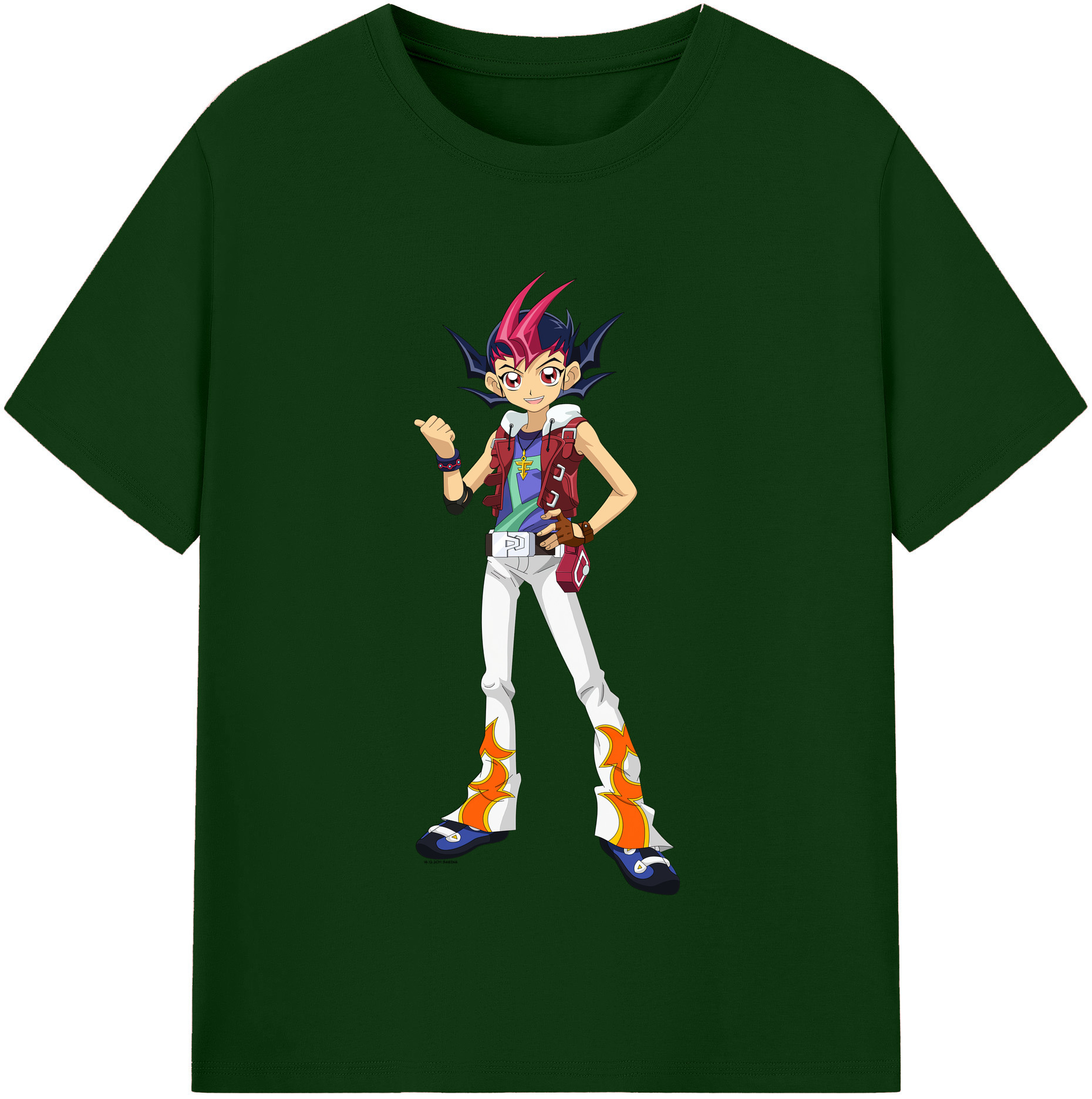 （画像用） 遊☆戯☆王 Yu-Gi-Oh! 綿100％半袖Tシャツ（フロントプリント）